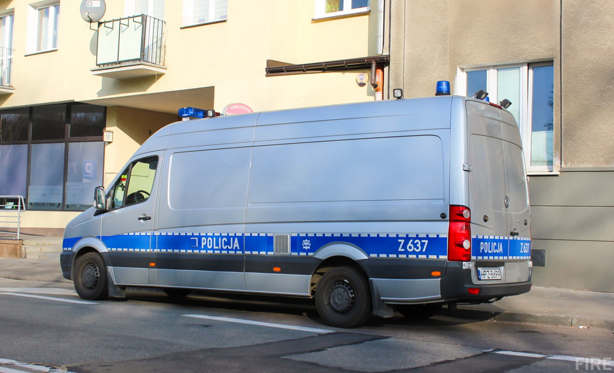 Z637 - Volkswagen Crafter - Komenda Stołeczna Policji