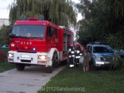 Pożar samochodu Sandomierz ul. Milberta