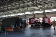 05.08.2020 - Przygotowania strażaków do wylotu - Warszawa